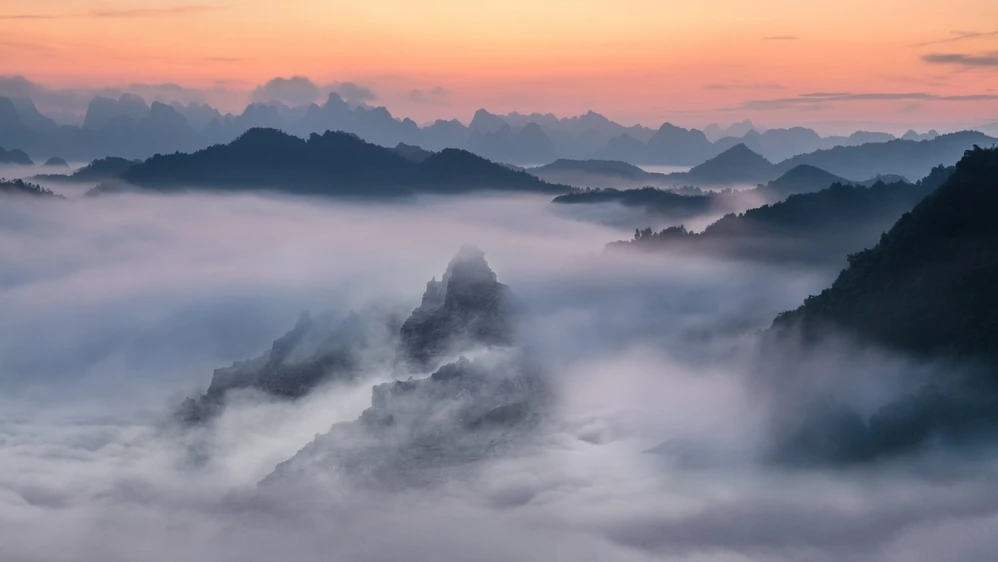 Life Transitions - Fog surrounding mountains
